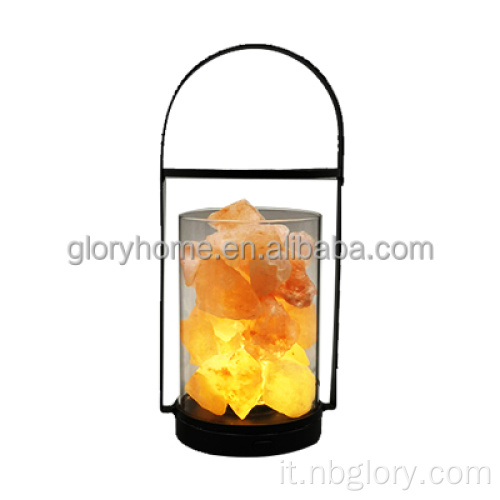 Lampade per aroma Lampada di roccia saltetta dell'Himalaya con terapia aroma lampada di sale diffusore per aroma